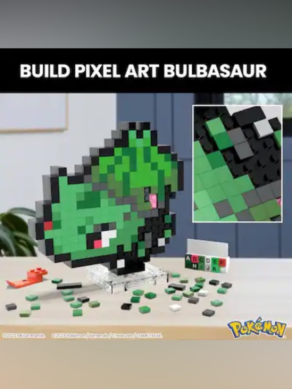 Pokemon Pixel Bulbasaur Figure - Picture 2 of 4
